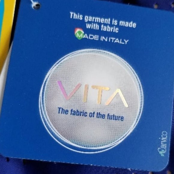 NWT FABLETICS VALENTINA BIKINI BOTTOM SWIMSUIT BLUE M S - Picture 6 of 9